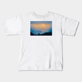 Lake Panorama / Swiss Artwork Photography Kids T-Shirt